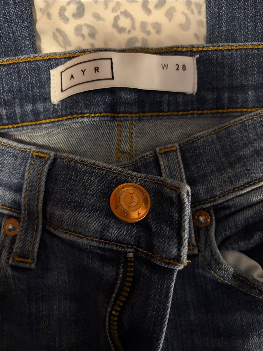 Women's Dark Blue Bootcut AYR Jeans - 28 - Picture 3 of 5